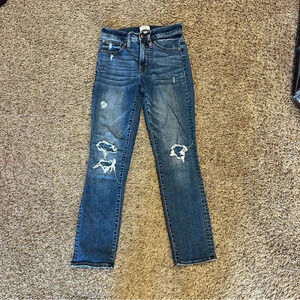 J. Crew Vintage Distressed Medium Wash Jeans Size 24